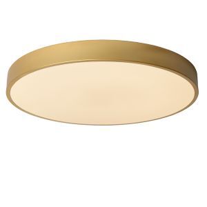 Guld plafond modern, Unar, 36W, 2700K LED, 3 stegs dimmer