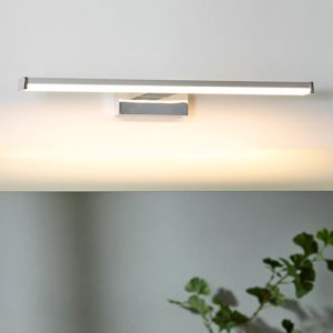 Krom vägglampa modern, Onno, 8W, 3000K LED, IP44