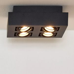 Svart spotlight tak modern, Xirax