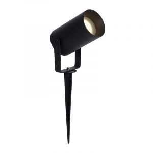 Svart trädgårdsspotlight modern, Taylor, IP44