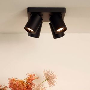 Svart spotlight tak modern, Nigel