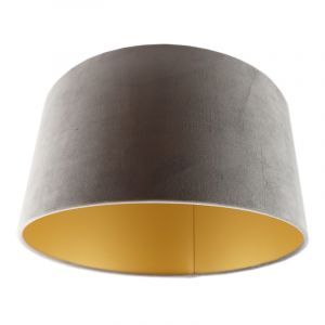 Modern velour lampskärm guld, Milene