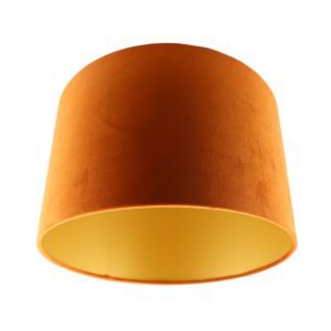 Modern velour lampskärm guld, Madelyn