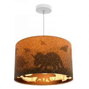 Modern fönsterlampa barn orange, Dino
