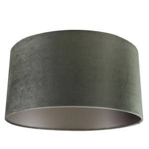 40 cm lampskärm sammet grön, Emilius