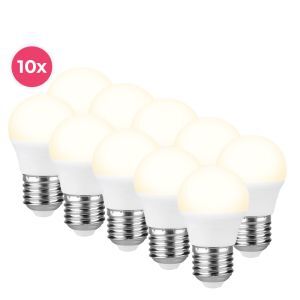 10-pack Horan E27 LED-kullampa varmvit, 4w