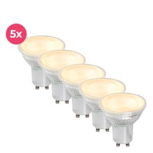 Transparent GU10 LED spot Antonie, 4 Watt, 2700K (varm vit)