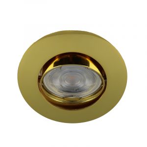 Guld modern mini infälld spotlight aluminium, Lenx