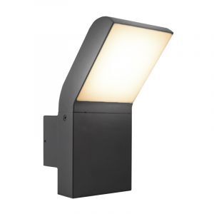 Aluminium utelampa antracit, Andor, 12W, 4000K LED, IP54