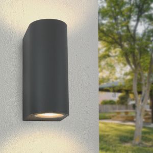 Aluminium utelampa antracit, Corina, IP44