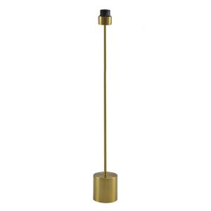 Aluminium golvlampa utan skärm mässing, Rika, med brytare