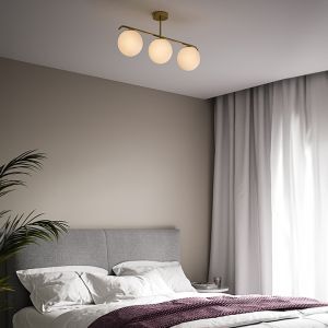 Mässing taklampa design, Grant