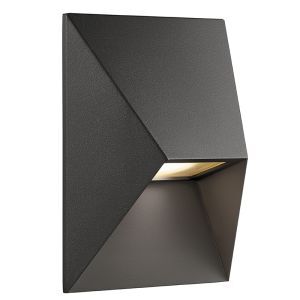 Svart utelampa modern, Pontio, IP54
