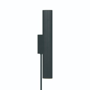 Svart up down vägglampa modern, Vico, med brytare