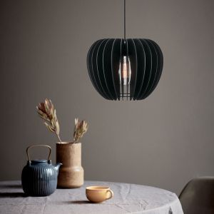 Svart fönsterlampa trä, Tribeca
