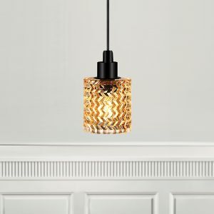 Bärnstensfärgad fönsterlampa retro, Hollywood