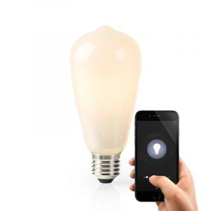 E27 Edison White Smart LED lampa, ST64, 5W, 2700K varmvit