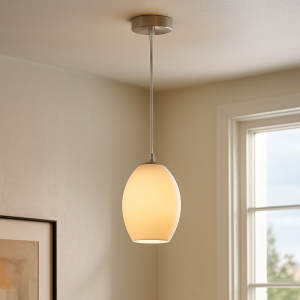 Design fönsterlampa krom, Giulio