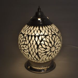 Transparent orientalisk bordslampa mosaik, Sabri