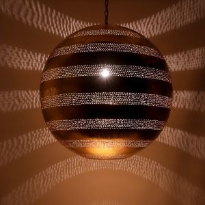 Guld orientalisk fönsterlampa filigran, Nimra