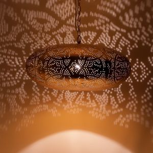 Guld orientalisk fönsterlampa filigran, Zina