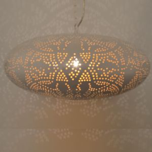 Vit orientalisk fönsterlampa filigran, Zina