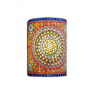 Flerfärgad orientalisk vägglampa mosaik, Mahdia