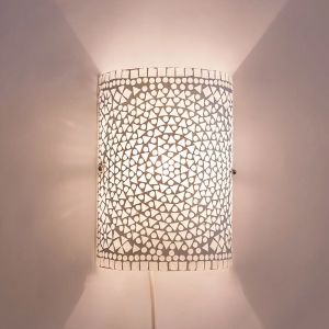 Transparent orientalisk vägglampa mosaik, Mahdia