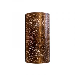 Koppar orientalisk vägglampa filigran, Israe