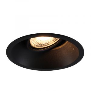 Aluminium infälld spotlight svart, Tyron