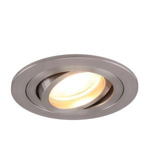 Aluminium infälld spotlight krom, Scott