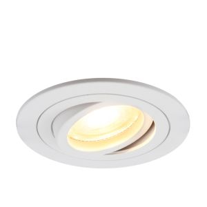 Aluminium infälld spotlight vit, Scott