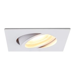 Aluminium infälld spotlight vit, Onno