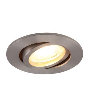 Aluminium infälld spotlight krom, Onno