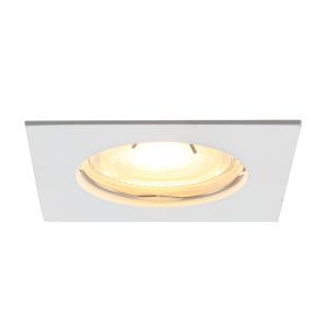 Aluminium infälld spotlight vit, Rudo