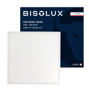 LED-panel 60x60 - 40W - 4000K - UGR<19 - back-lit