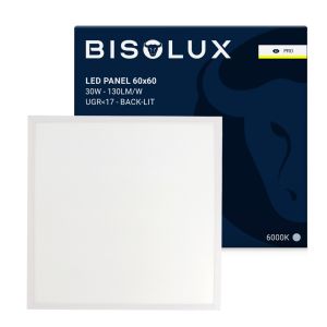 LED panel 60x60 - 135 lm/W - UGR<17 - 6000K - bakgrundsbelyst