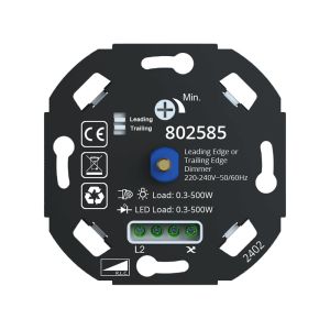 Dubbel LED-dimmer 0,3-500W