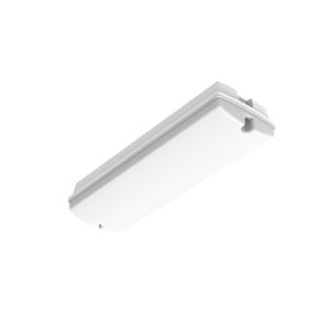 Vit trapphusbelysning plast, Pedram, 3,3W, varm till kall vit justerbar LED, IP66