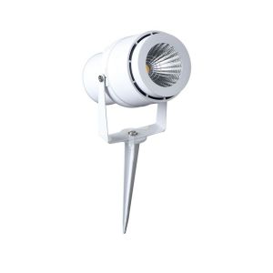 Aluminium trädgårdsspotlight vit, Soufyan, 12W, 4000K LED, IP65