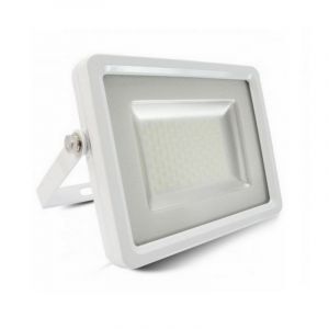 Vit strålkastare aluminium, Dunco, 20W, 6400K LED, IP65