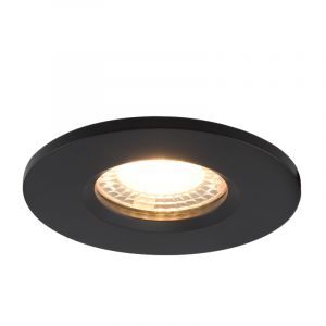 Modern infälld spotlight badrum svart, Jule, IP65