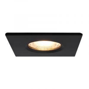 Modern infälld spotlight badrum svart, Jule, IP65
