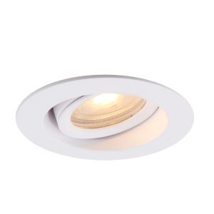 Aluminium infälld spotlight badrum vit, Jorin, IP65