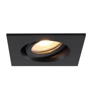 Aluminium infälld spotlight badrum svart, Jorin, IP65