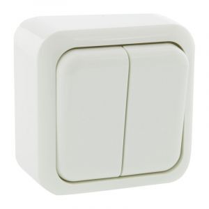 Exin Exo Switch ytmonteringsserie, Polar White