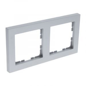 Q-Link S-Line 2-vägs täckram, Grå/aluminiumfärgad