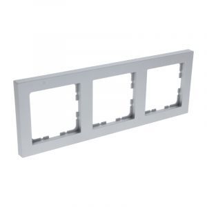 Q-Link S-Line täckram 3-vägs, Grå/aluminiumfärgad