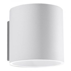 Aluminium up down vägglampa vit, Amely