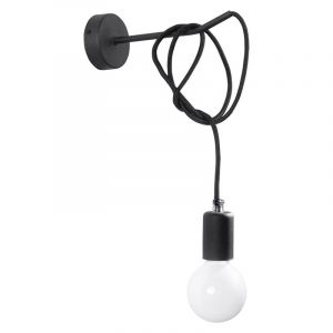Stål vägglampa svart, Lauraine